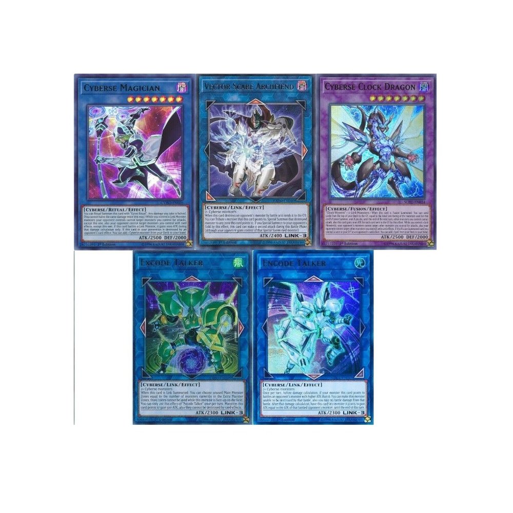 Yugioh Yusaku Fujiki Complete Deck - Cyberse Wizard - Excode - 51 Cards -NM UNL
